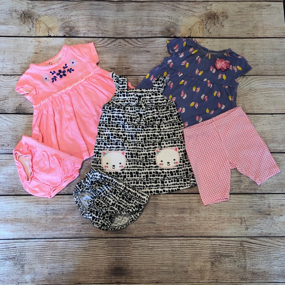 (20% OFF 4+)A04 Carter’s infant girl outfits; 0-3M